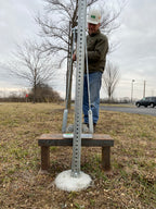 Make this table when pulling posts in concrete
